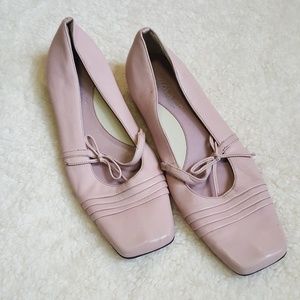 Aerosoles Womens Leather Flats Twinkle Toes Size 8